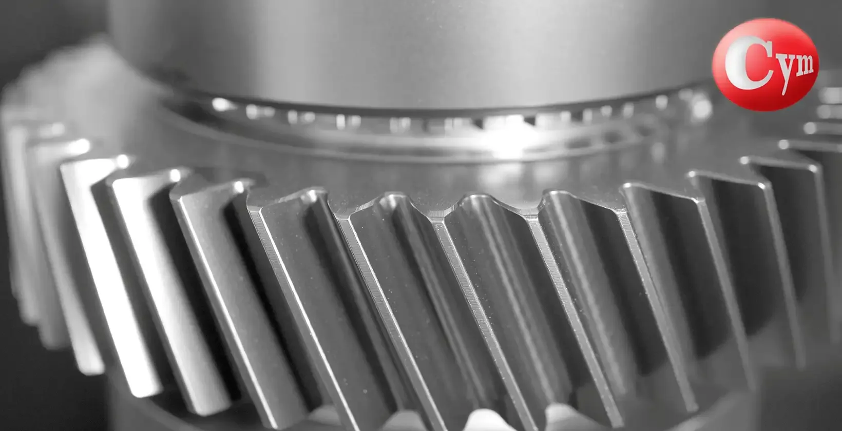 Industrial transmission gear pre-shot peening on CYM blasting machine with machined and ground surface