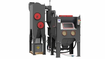 Pressure blast cabinets