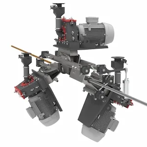 Wire Rod, bars and Billets shot blasting machine
