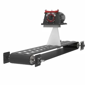 Continuous Belt - Rubber or Mesh Belt shot blasting machine