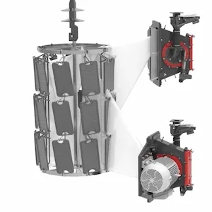 Spinner Hanger shot blasting machine