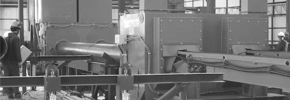 TUB-I-TR — INTERNAL BLASTING BY BLAST WHEEL