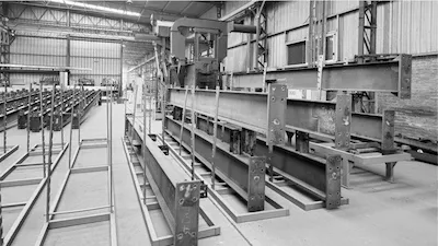 1. Shot blasting — surface preparation