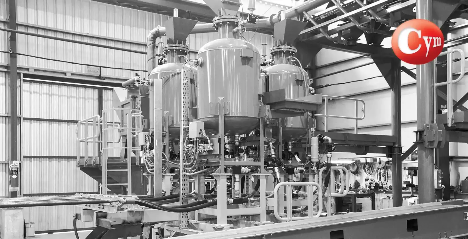 Tolvas presión CY500 granalladora tubos TUB-INT-6L CYM Materiales