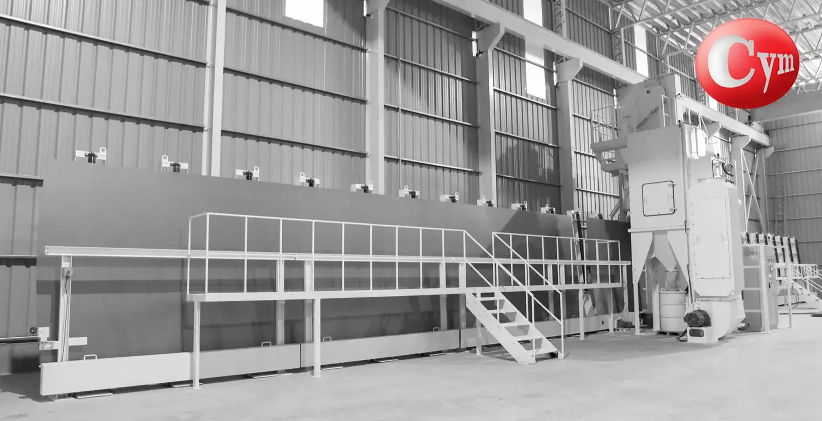 Vertical plate shot blast CH1.5V