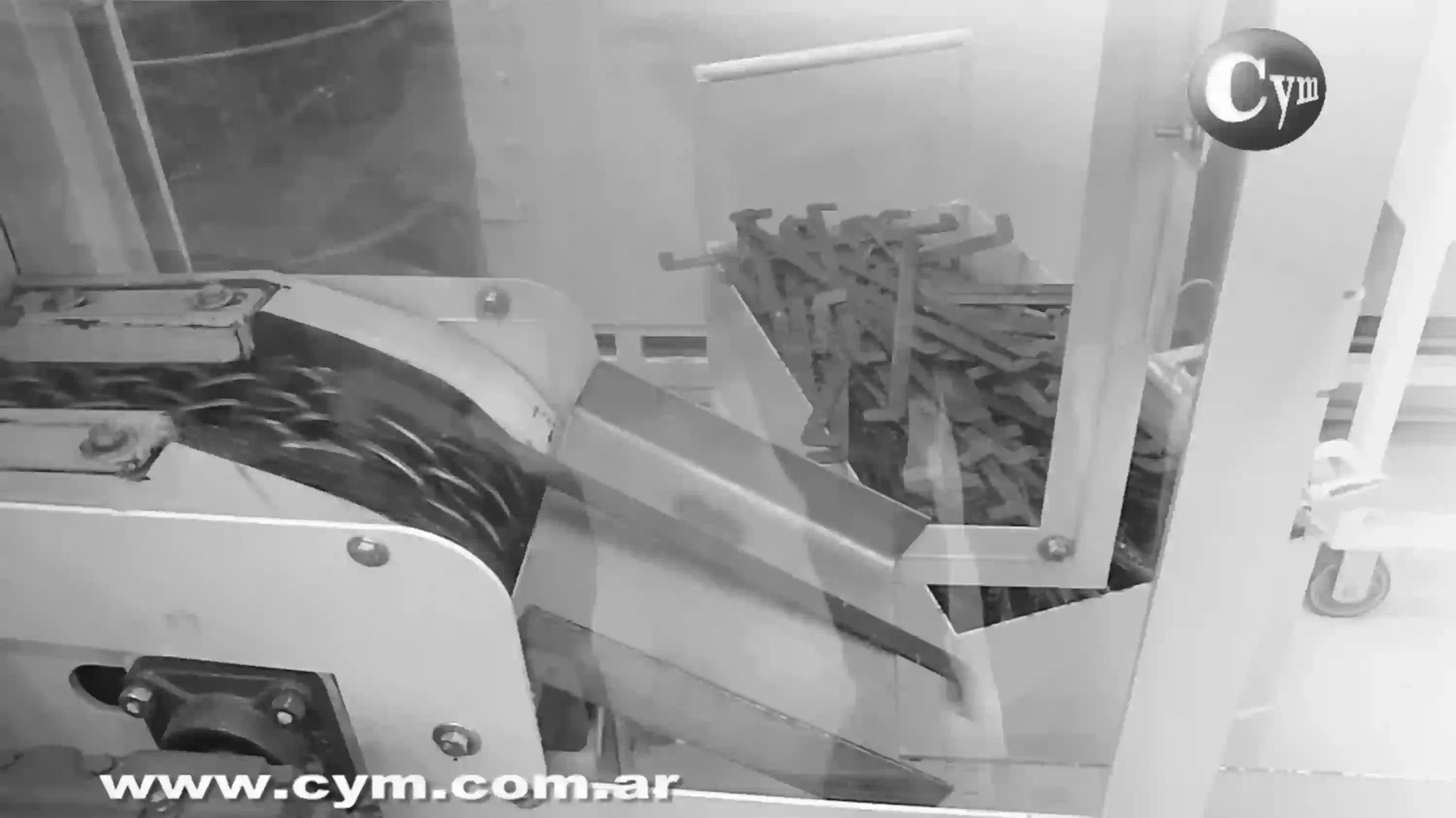 Mesh belt shot blast — Complete blasting in one pass