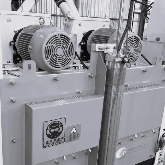 A general advantage of CYM blast wheels: direct drive