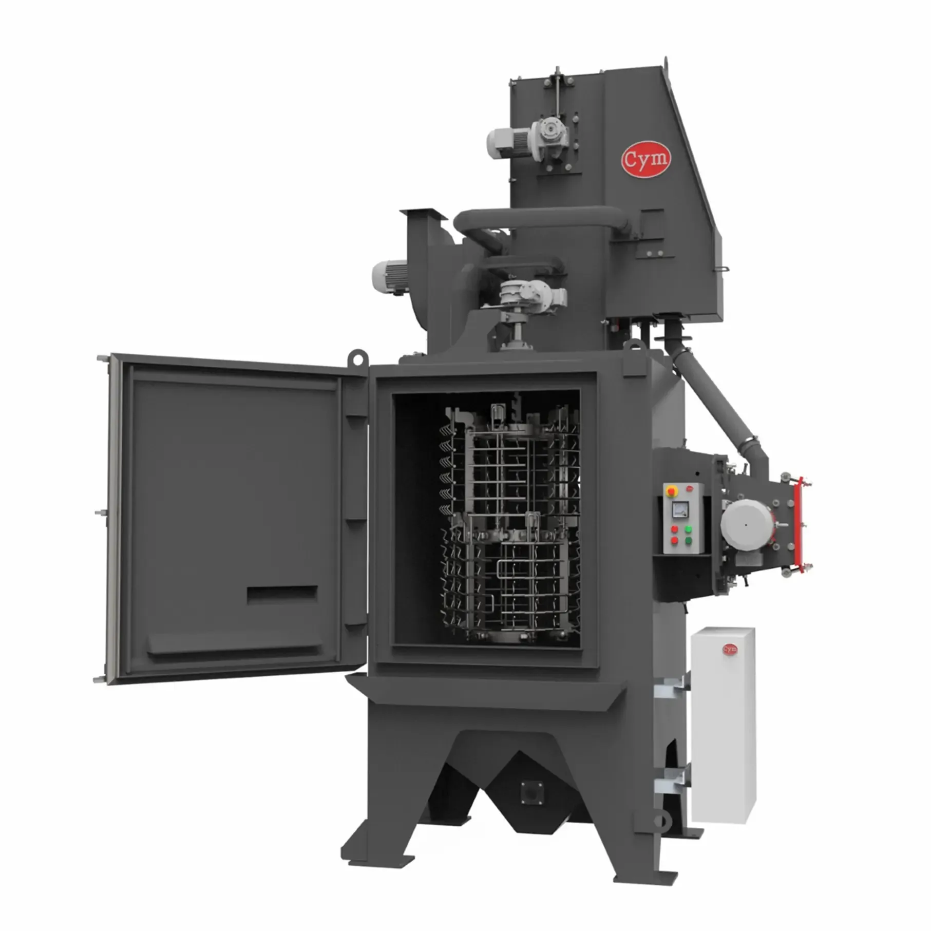 Fixed Hook Shot Blast Machine