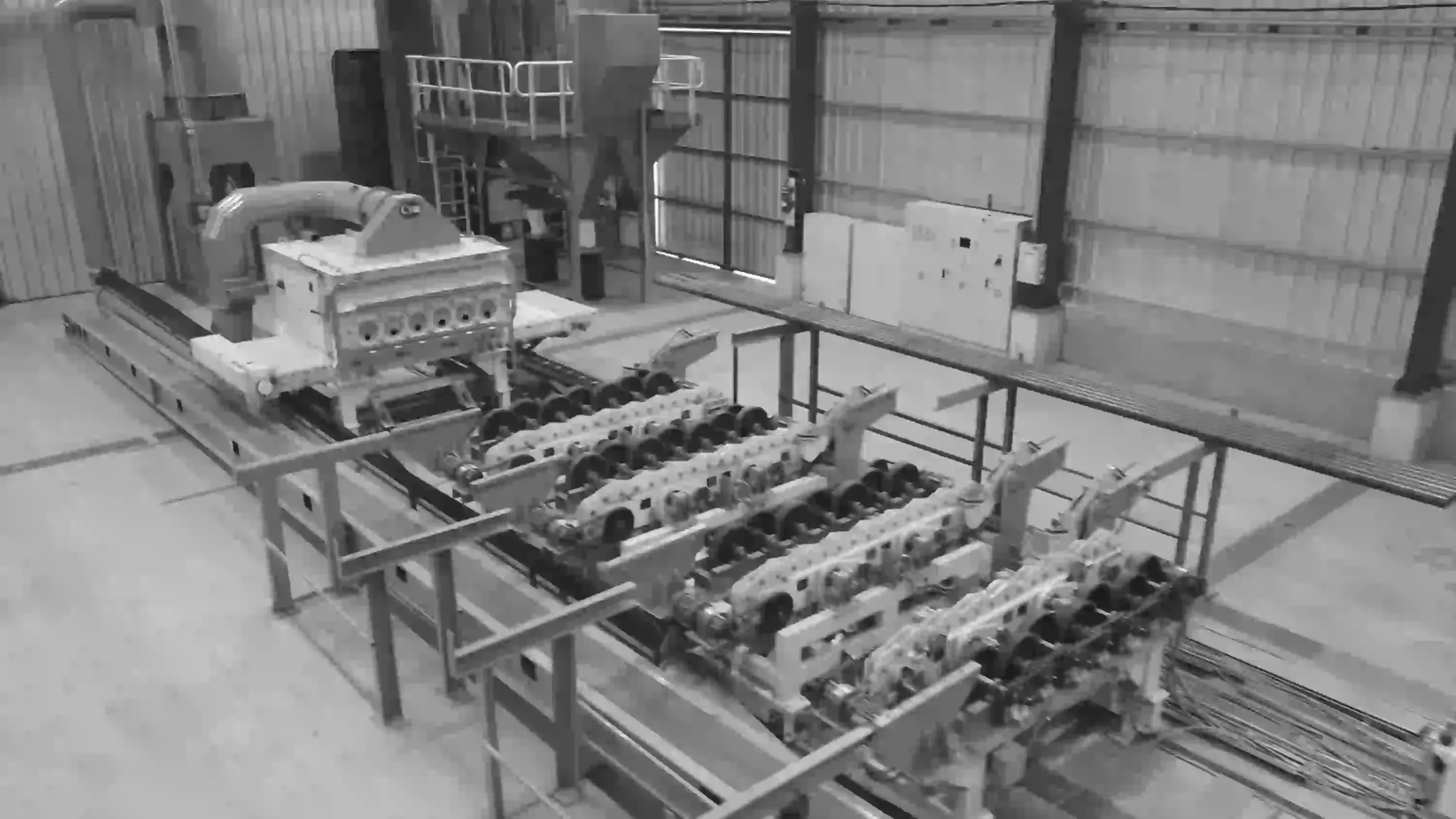 Internal pipe shot blast — Gas and oil pipelines
