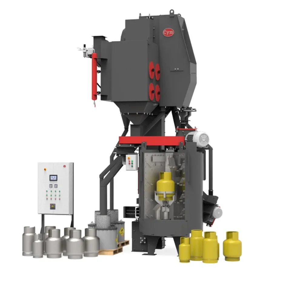 Spinner Hanger and Rotary Table Blast Machine