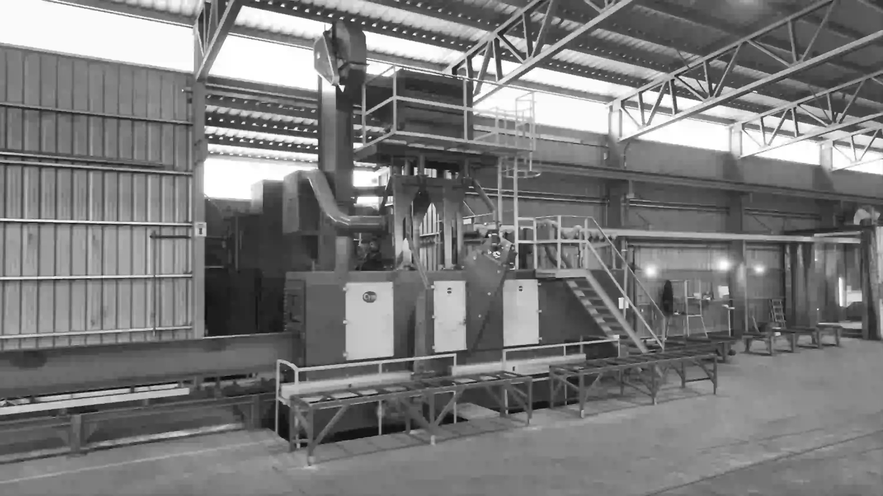 PER-I shot blast machine after 10 years of operation