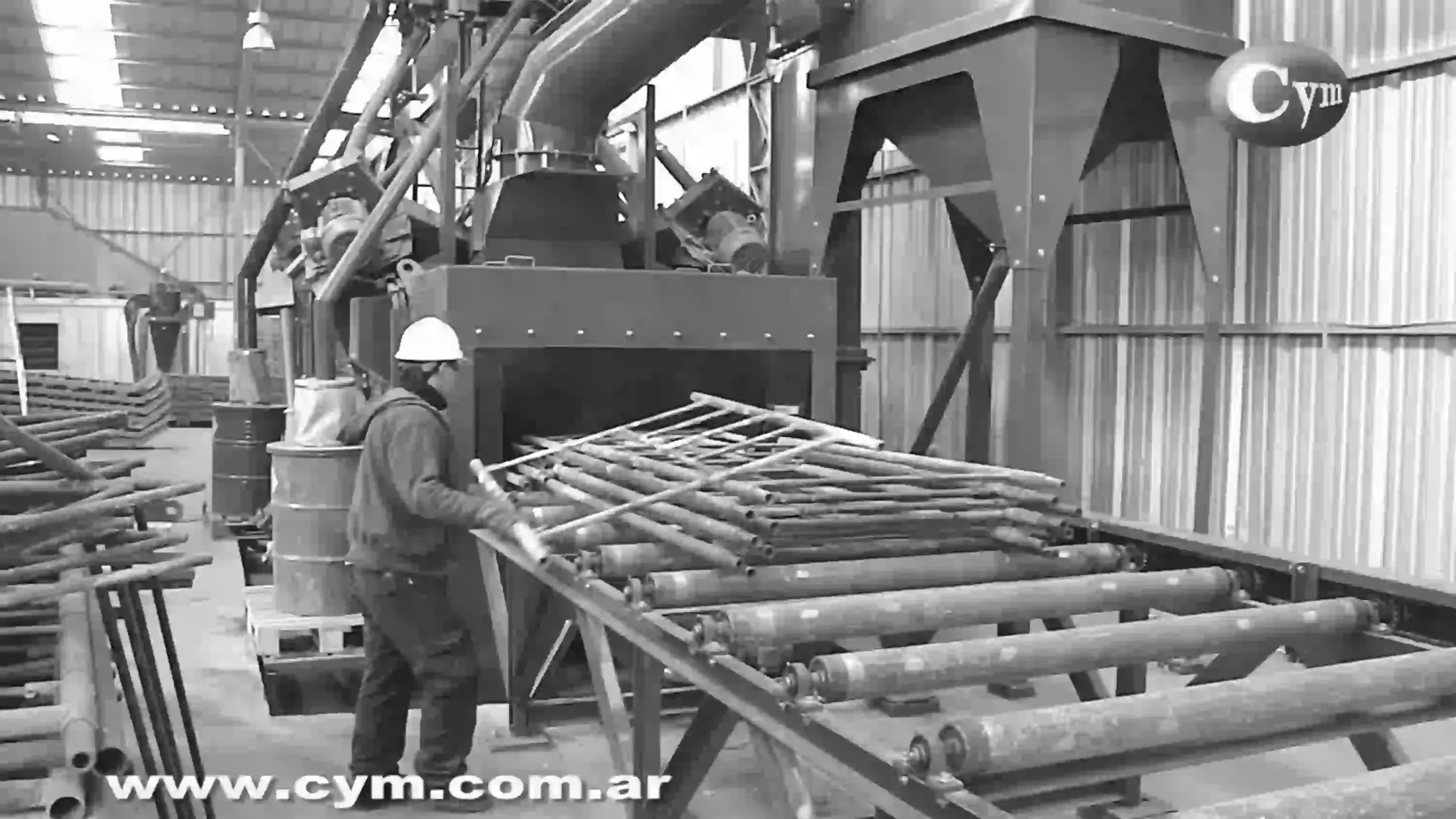 Scaffold tube shot blast EST-ROD 15x5
