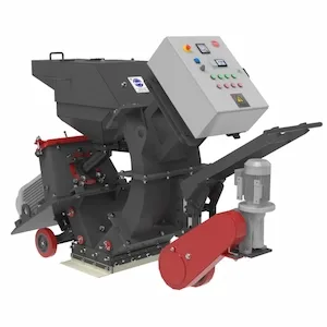 Portables closed-circuit shot blasting machine