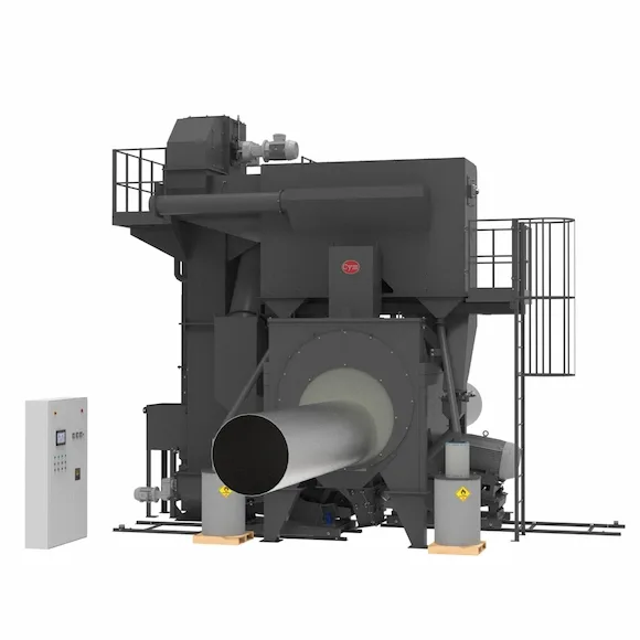 External pipe blasting