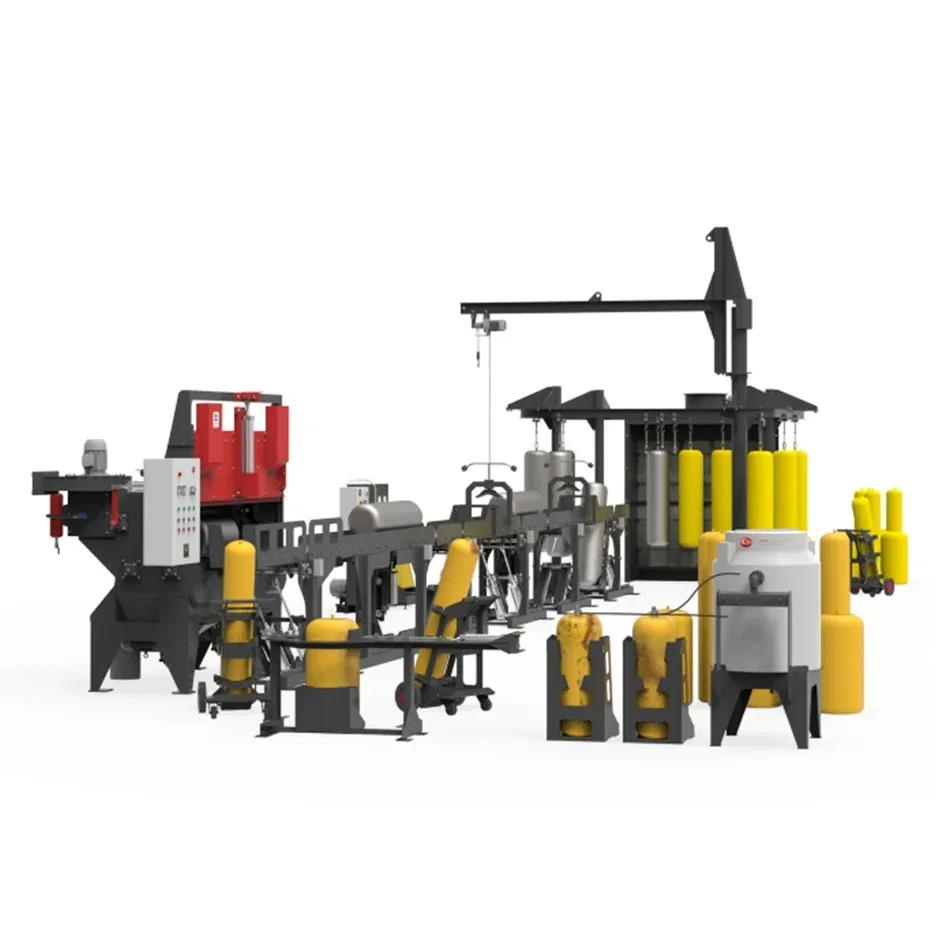 Complete CNG and Atmospheric Gas Cylinder Testing Line