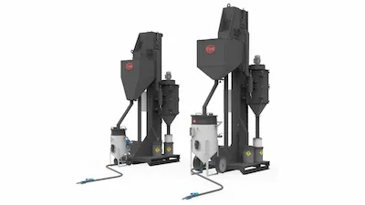 Portable Abrasive Air Wash Separator