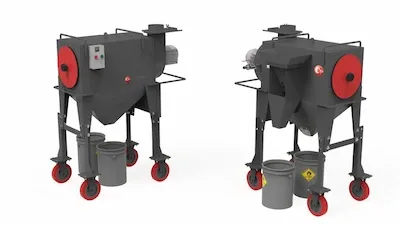 Wheeled portable separator