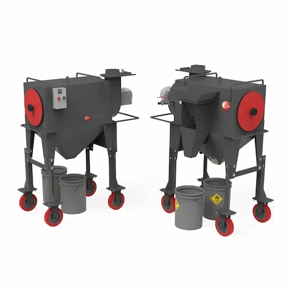 Purificador granalla portátil