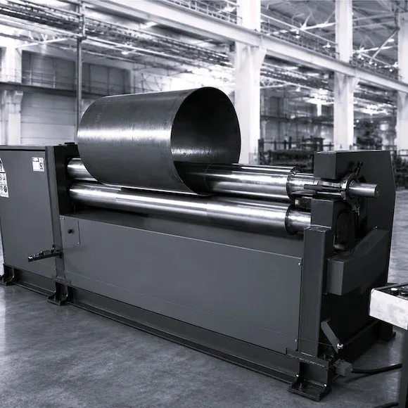 What is pre-bending in a plate rolling machine?