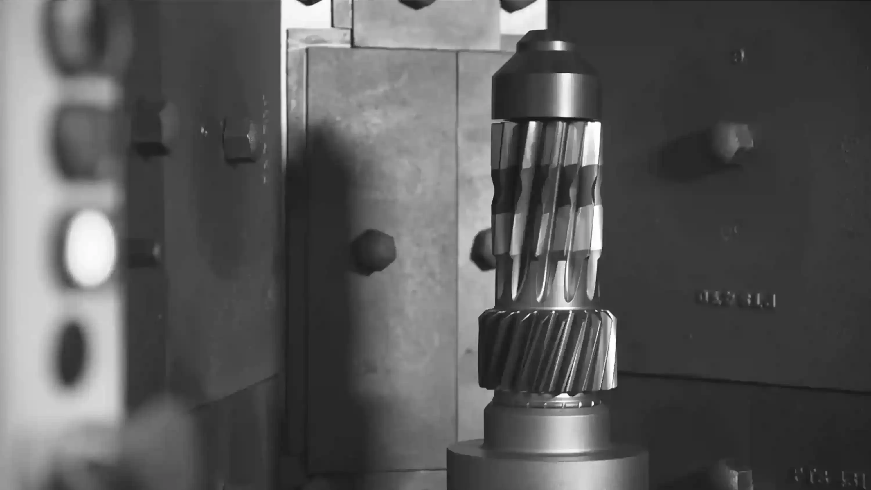 Gear and pinion shot peening