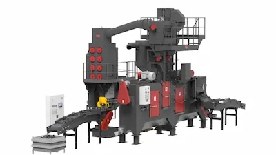 Coil spring and leaf spring shot peening