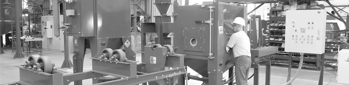 Cyclonic pressure
blast cabinet
