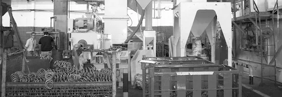 COIL SPRING SHOT PEENING — FEATURES