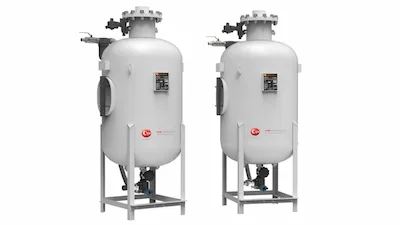 High pressure blast pot - 500 litres - 10 kg/cm²