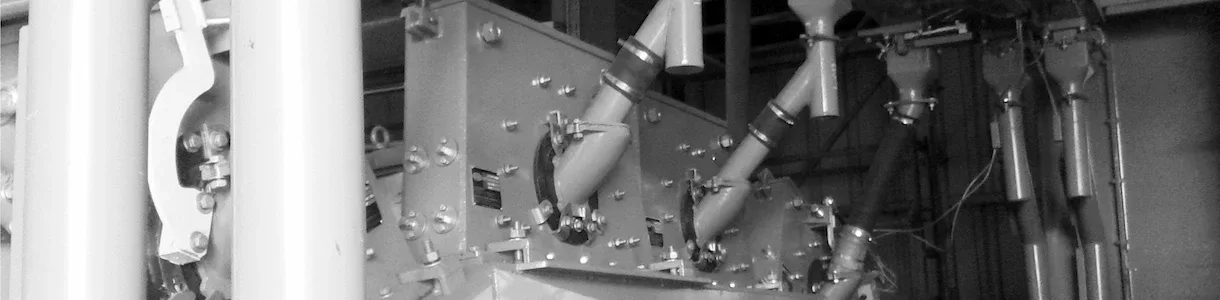 Double blast wheel
in tumblast
shot blasting