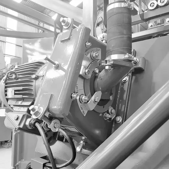Shot blast turbine maintenance