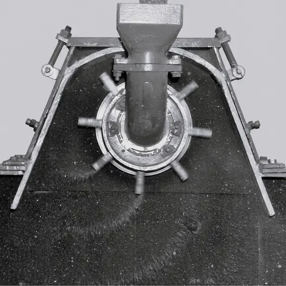 How a shot blast wheel works